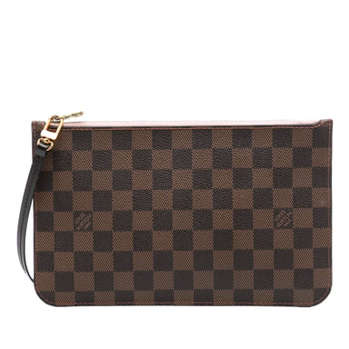 Gebrauchte Damier Ebene Neverfull Pouch Mm