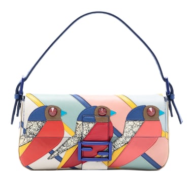Gebrauchte Patchwork-Leder Qutweet Bird Baguette