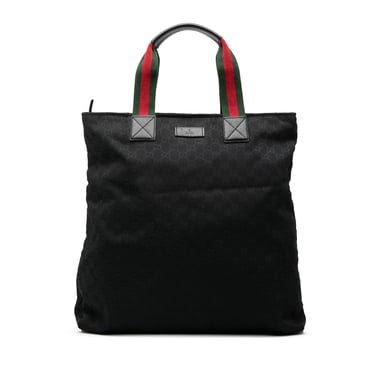 Gucci Pre-owned GG Canvas Web Tote (Pre-owned) - Schwarz