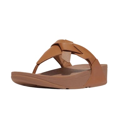 Fit Flop - "Lulu" Verknotet Sandalen für Damen, Leder (Beige)