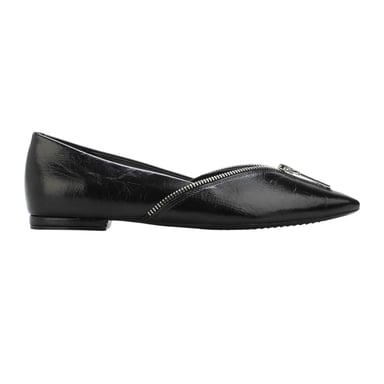 DKNY - "Cherith" Sandalen für Damen, Leder, Flacher Absatz (Schwarz)