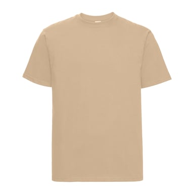 Russell Europe Herren T-Shirt, Kurzarm (Hellbraun)