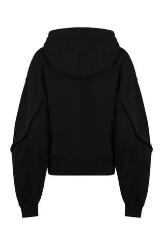 Übergroßer Baumwoll-Hoodie