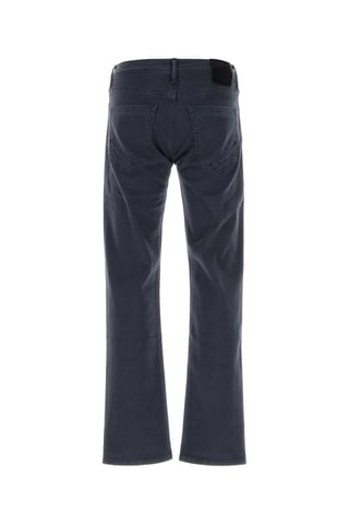 Marineblaue Stretch-Denim-Jeans