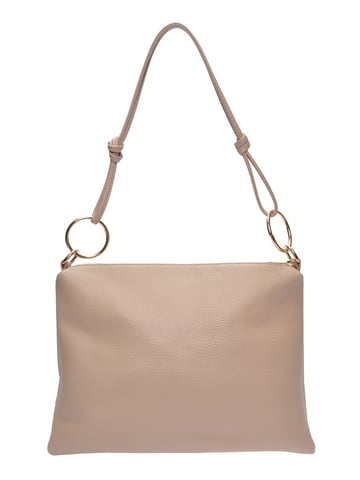 Luisa Vannini Beige Rindsledertasche