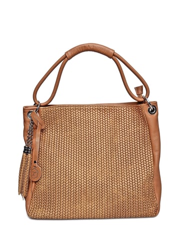 Luisa Vannini Braun Rindsledertasche