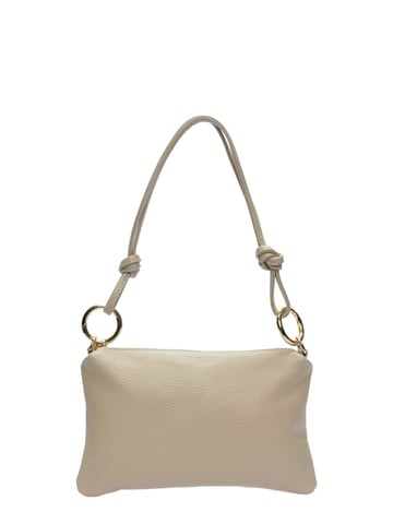Anna Luchini Beige Rindsledertasche