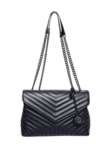 Luisa Vannini Schwarz Rindsledertasche