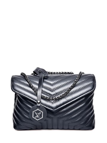 Luisa Vannini Schwarz Rindsledertasche