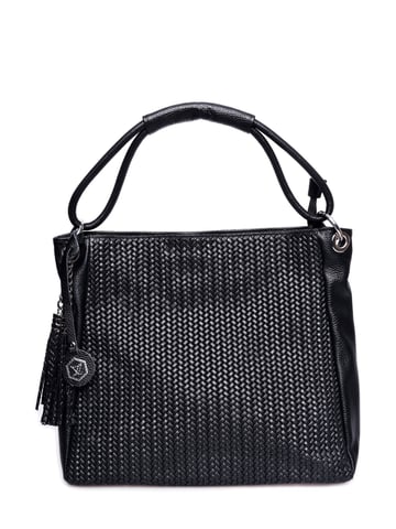 Luisa Vannini Schwarz Rindsledertasche