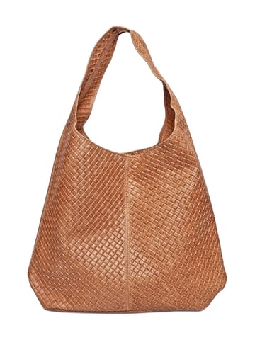 Luisa Vannini Braun Rindsledertasche