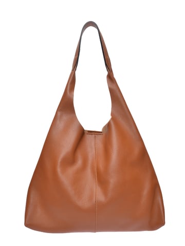 Luisa Vannini Braun Rindsledertasche