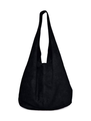 Anna Luchini Schwarz Rindsledertasche