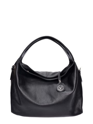 Luisa Vannini Schwarz Rindsledertasche