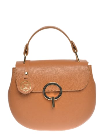 Luisa Vannini Braun Rindsledertasche