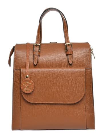 Luisa Vannini Braun Rindsledertasche