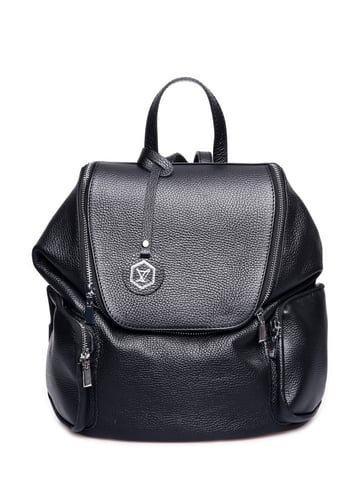 Luisa Vannini Schwarz Rindsledertasche