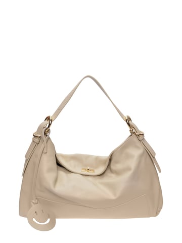 Luisa Vannini Beige Rindsledertasche