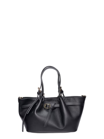 Luisa Vannini Schwarz Rindsledertasche
