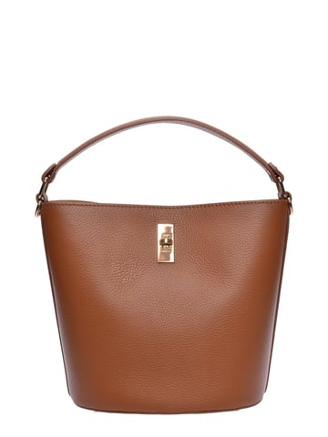 Luisa Vannini Braun Rindsledertasche