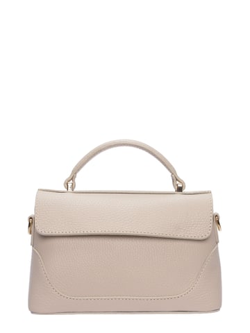 Luisa Vannini Beige Rindsledertasche