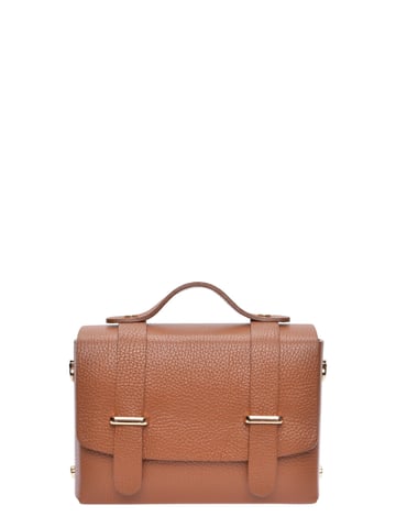 Luisa Vannini Braun Rindsledertasche