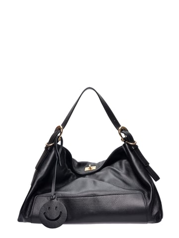 Luisa Vannini Schwarz Rindsledertasche