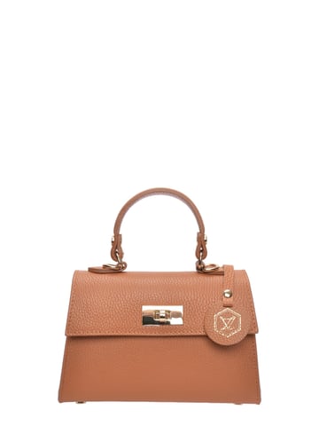 Luisa Vannini Braun Rindsledertasche