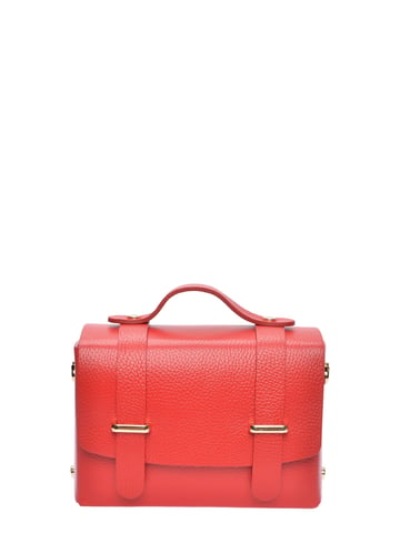 Luisa Vannini Rot Rindsledertasche
