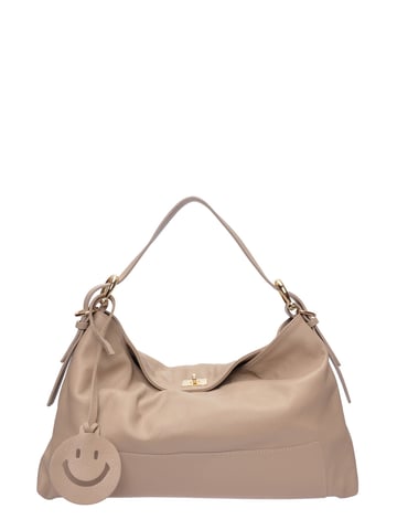 Luisa Vannini Beige Rindsledertasche