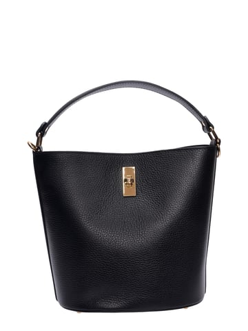 Luisa Vannini Schwarz Rindsledertasche