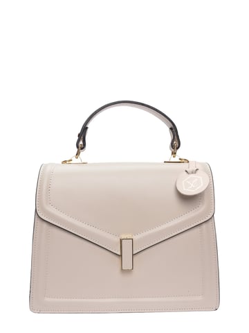 Luisa Vannini Beige Rindsledertasche