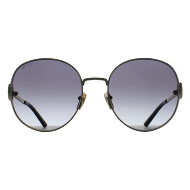 Gucci Rund Damen Gold Grau GG2047S