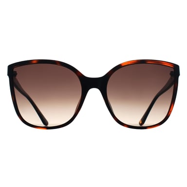 Guess Cat Eye Damen Dunkel Havanna Braun Farbverlauf GU00144