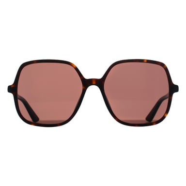 Chloe Square Womens Dark Havana Braun CH0362S