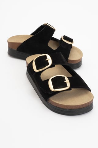 Harbor Wildleder Leder Two-Strap Sandale (Women)