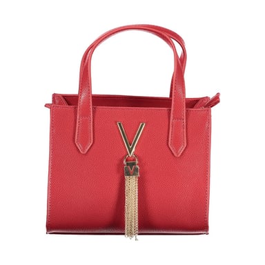 Mario Valentino Rote Polyurethan Damenhandtasche