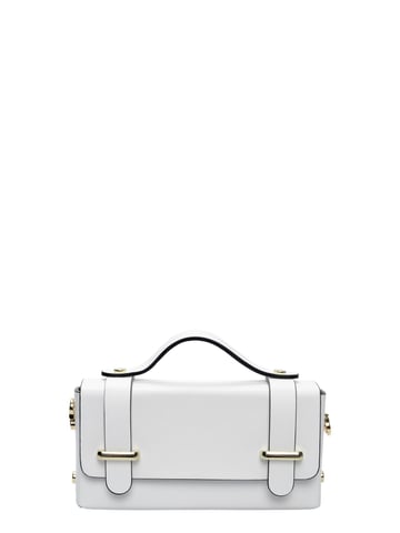 Isabella Rhea Weiß Rindsledertasche