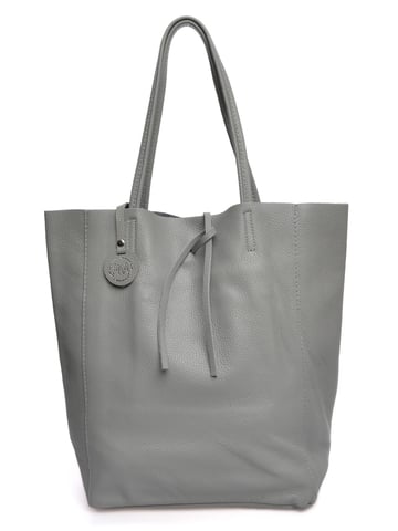 Roberta M Grau Rindsledertasche