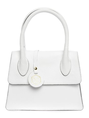 Luisa Vannini Weiß Rindsledertasche