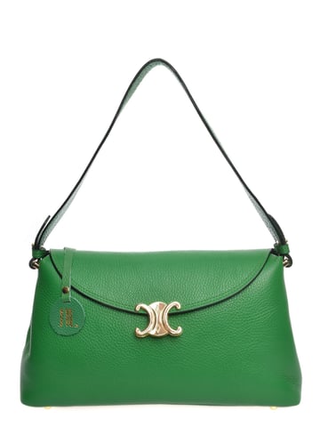 Anna Luchini Grün Rindsledertasche