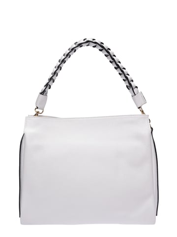 Luisa Vannini Weiß Rindsledertasche