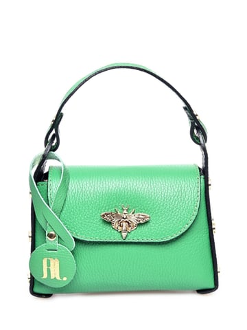 Anna Luchini Grün Rindsledertasche