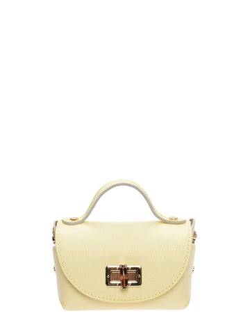 Anna Luchini Gelb Rindsledertasche