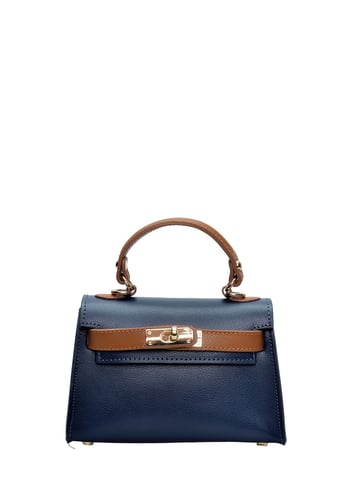 Isabella Rhea Zweifarbig Rindsledertasche
