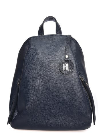 Anna Luchini Blau Rindsledertasche