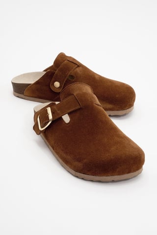 Gons Wildleder Clogs (Damen)