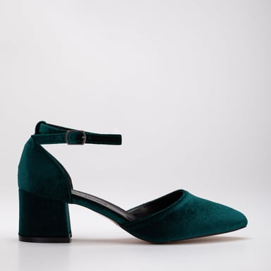 Marcelle Pumps mit niedrigem Blockabsatz