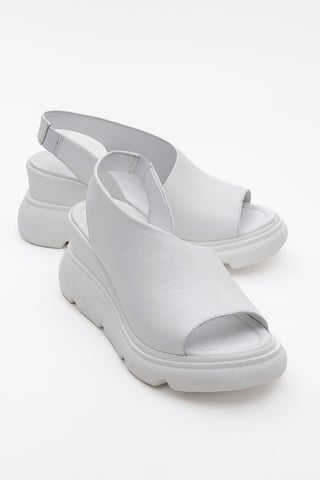 Agusto Leder-Plateau-Sandale (Damen)