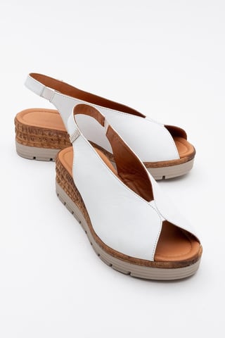 Blom Leder Plateau Sandale (Women)